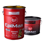 Epimax 999WB Two-Pack Water-Based Clear Epoxy Sealer for durable floor protection.