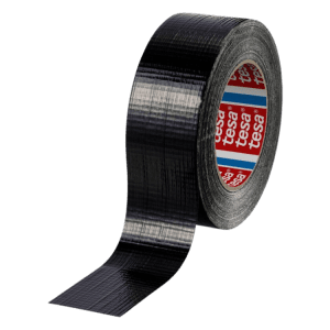 TESA Black line marking Cloth Tape for epoxy flooring applications,