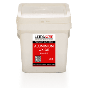 Ultrakote Aluminium Oxide Non-Slip Media 5kg, designed for superior surface traction.