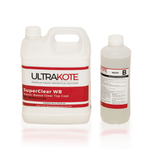 UltraKote SuperClear WB 5 Litre Kit for high-quality clear floor coating.