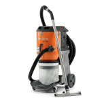 Husqvarna DE 120 Vacuum Cleaner Dust Extractor 2200W H-Class for efficient dust removal and filtration