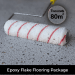 80sqm Premium Flake Epoxy Flooring Package