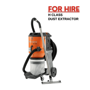 husqvarna dust collector for hire in sydney