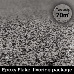 full epoxy floor flake package 70sqm