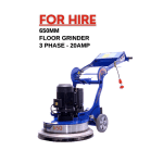 Floorex 650 3 Phase Concrete Floor Grinder for hire in Sydney with delivery available.