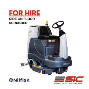 hire nilfisk ride on floor scrubber
