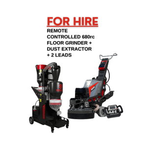 xingyii concrete floor grinder and dust extractor hire package