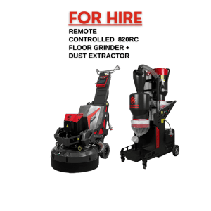 Concrete Floor Grinder and Polisher + dust extractor for hire in sydney