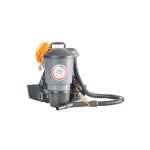 Polivac Koala backpack vacuum cleaner featuring noise reduction and high airflow for professional cleaning sic