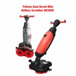 Polivac GB380D Mini Battery Scrubber - commercial floor scrubber