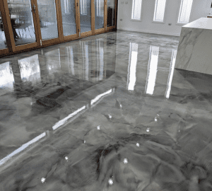 Metallic Epoxy Floors for Shopping Centres, Offices & Retail Stores