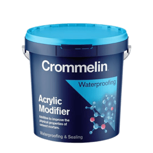 Crommelin Acrylic Modifier- cememnt and concrete admixture